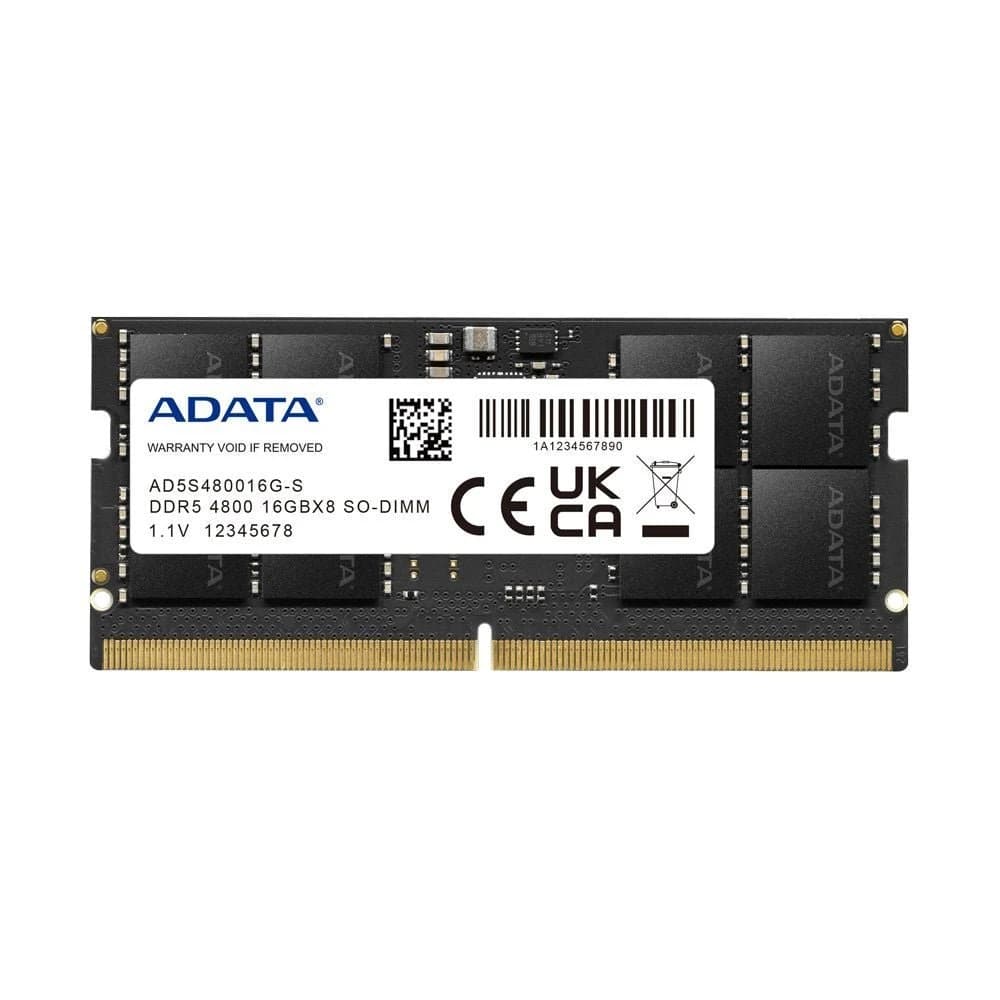 ذاكرة RAM ADATA DDR5 4800MHz – 32GB (1x 32GB) – SO-DIMM لابتوب RAM