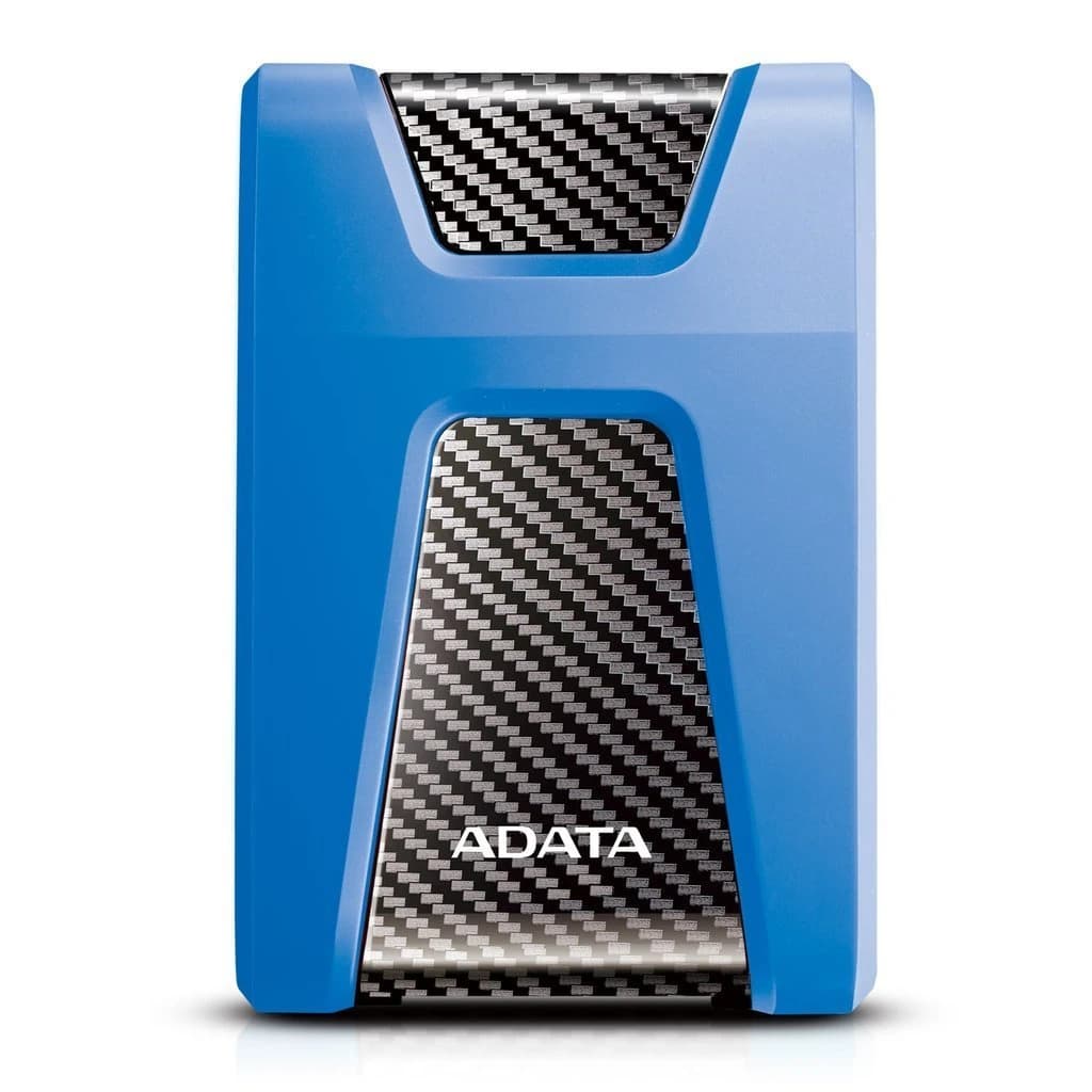 وحدة تخزين ADATA HD650 External Hard Drive USB 3.2 Durable Shockproof Scratch-Resistant Rugged Design – 1TB — أزرق