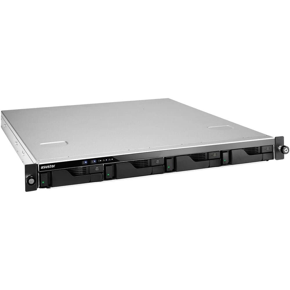 وحدة تخزين Asustor AS6504RD NAS, Intel Atom C3538 Quad-Core 2.1GHz, 8GB DDR4, 2.5GbE, 4-Bay Storage