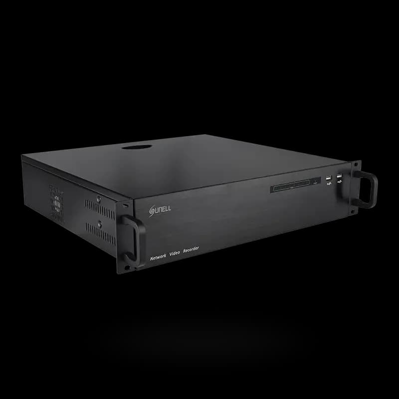 وحدة تخزين SUNELL 64-Channel 4K NVR with 400 Mbps Bandwidth, 8 HDD Bays & AI Features