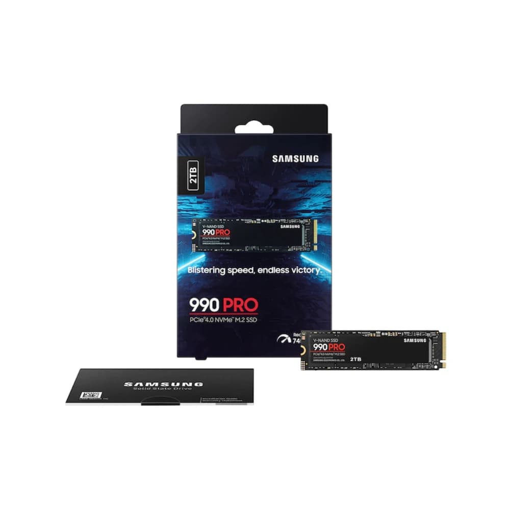 وحدة تخزين SAMSUNG 990 PRO 2TB – PCIe 4.0 NVMe M.2 SSD