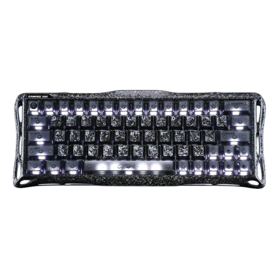 لوحة مفاتيح GravaStar Mercury V60 Pro Special Edition Cyber Frost أسود