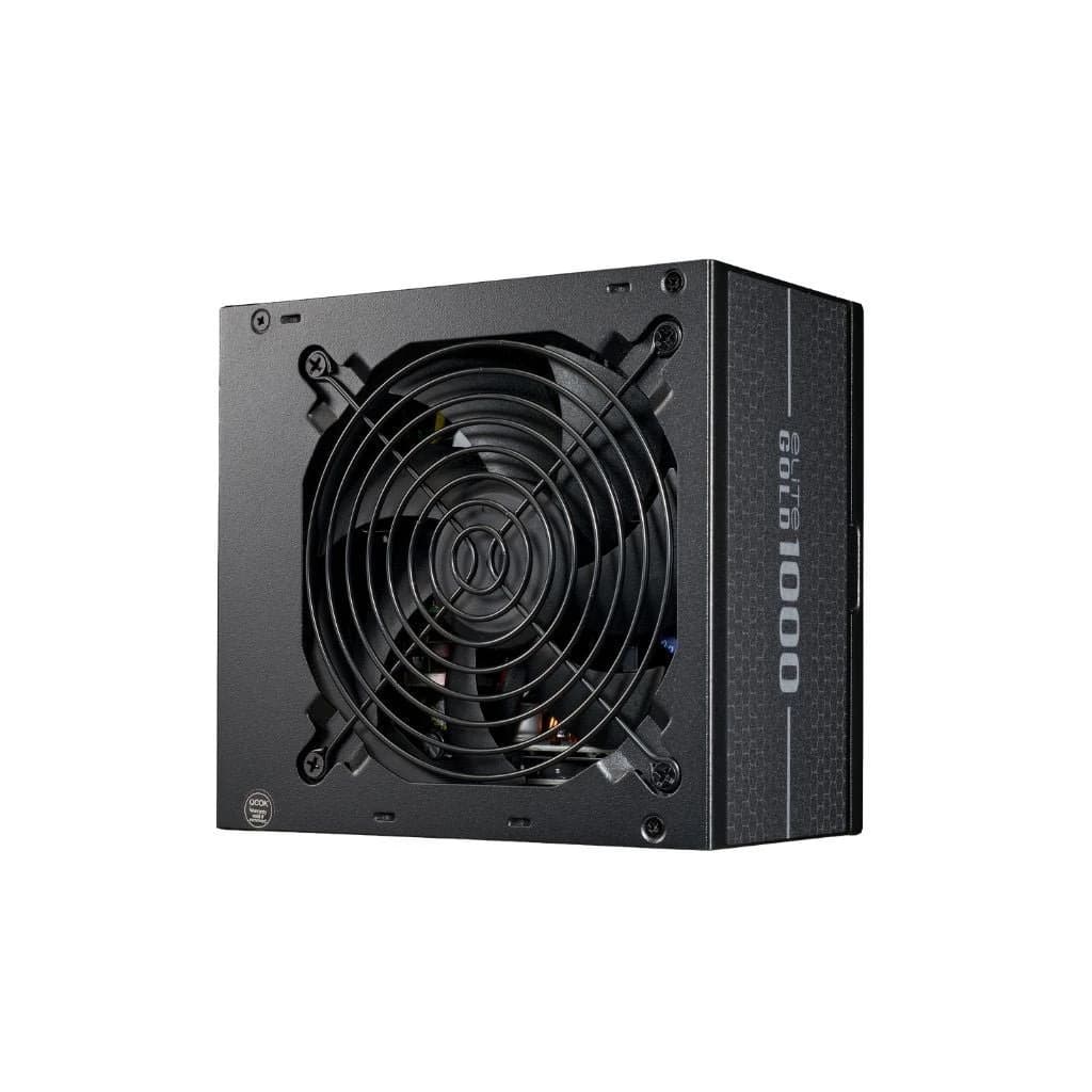 مزود طاقة Cooler Master ELITE 1000W 80 Gold قابل للفصل بالكامل – أسود