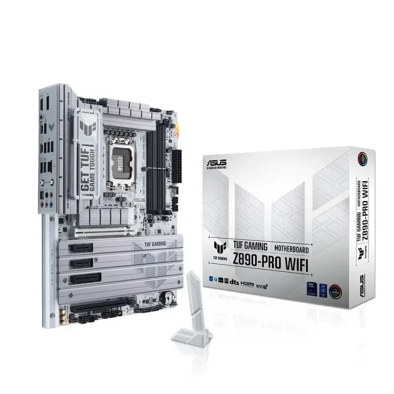 لوحة أم ASUS TUF Gaming Z890-PRO WiFi ATX Motherboard أبيض – 3-Years Warranty