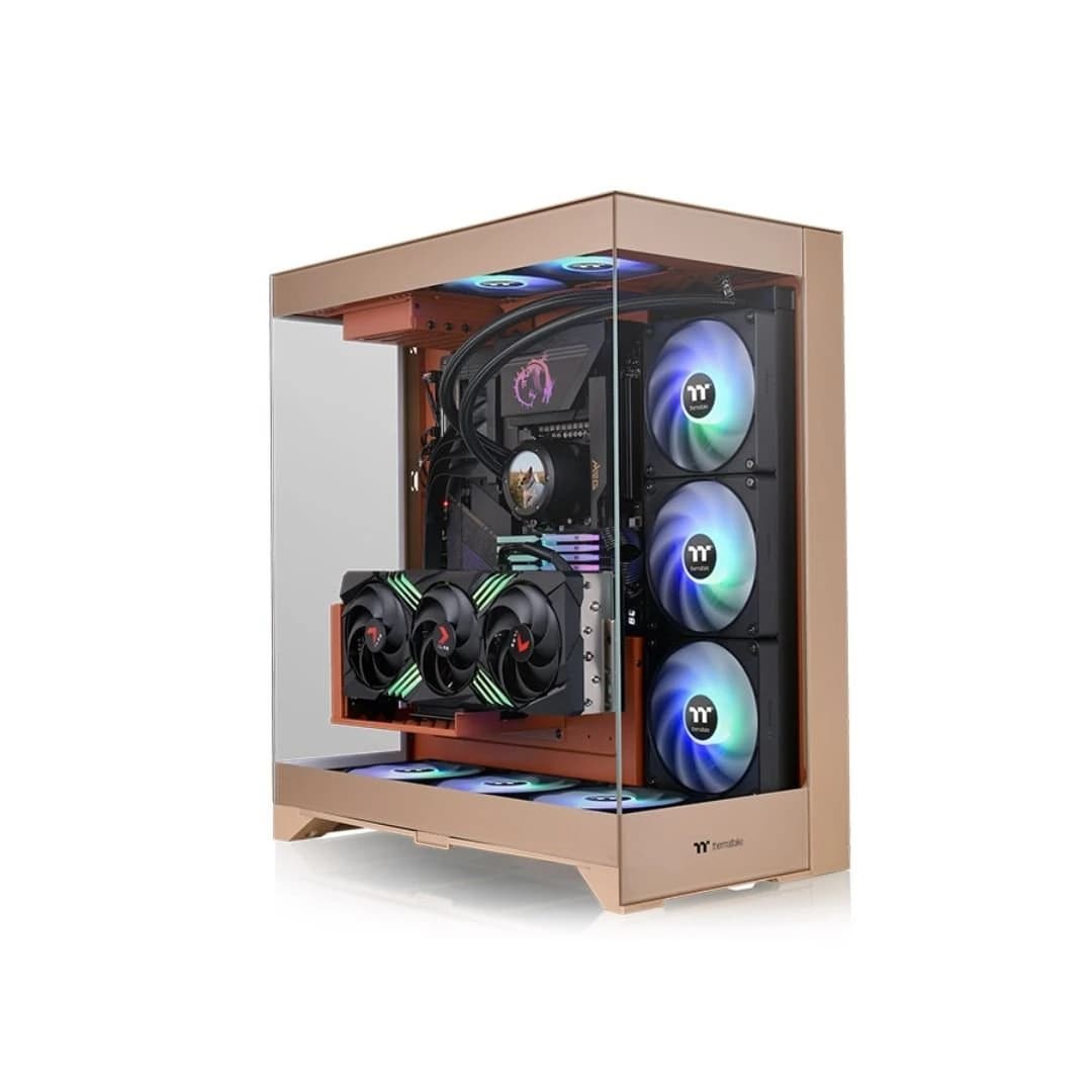 كيس كمبيوتر Thermaltake CTE E550 TG متوسط الحجم – Gravel Sand