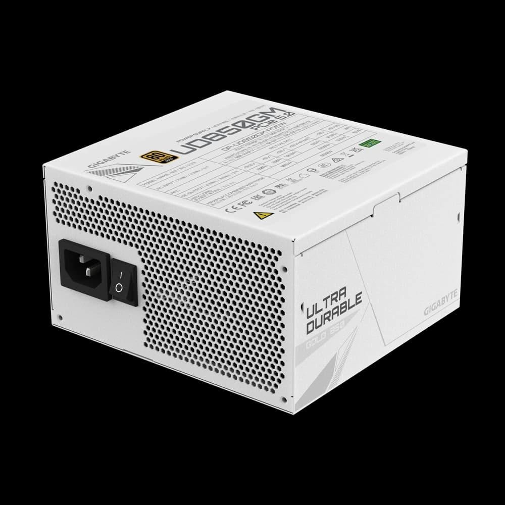 مزود طاقة GIGABYTE UD850GM 850W 80+PLUS GOLD أبيض