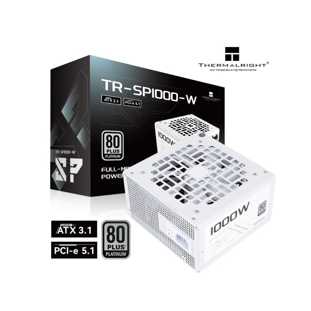 مزود طاقة Thermalright SP1000-W 1000W 80+ Platinum, أبيض