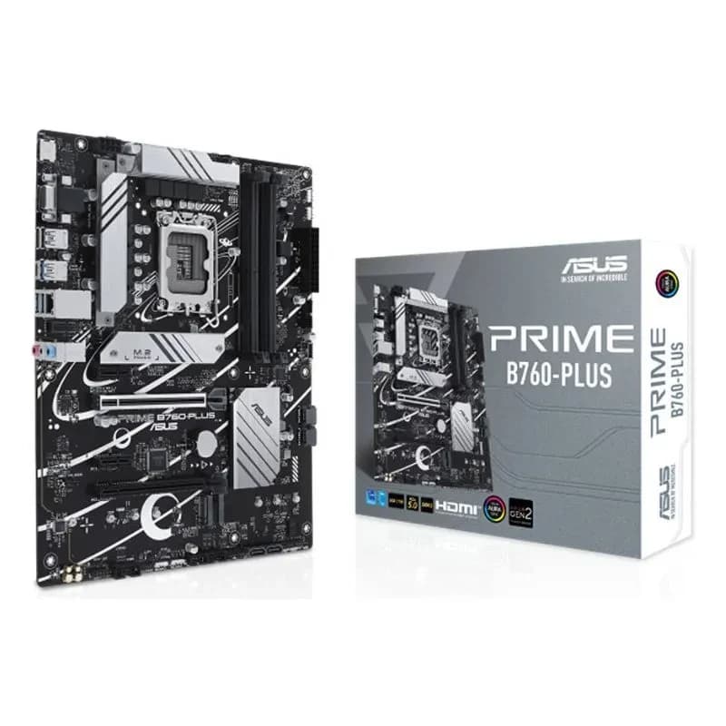 لوحة أم ASUS Prime B760-PLUS ATX Motherboard – Intel LGA 1700, B760, DDR5, PCIe 5.0