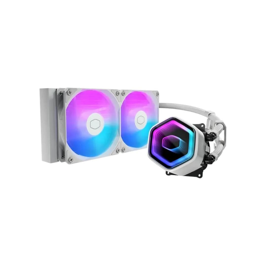 تبريد Master MasterLiquid 240L Core II ARGB – أبيض