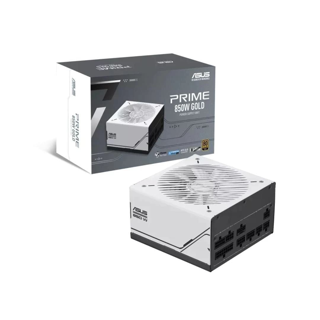 مزود طاقة ASUS Prime AP-850G – 850W Gold 80+ Gold, قابل للفصل بالكامل, PCIe 5.0