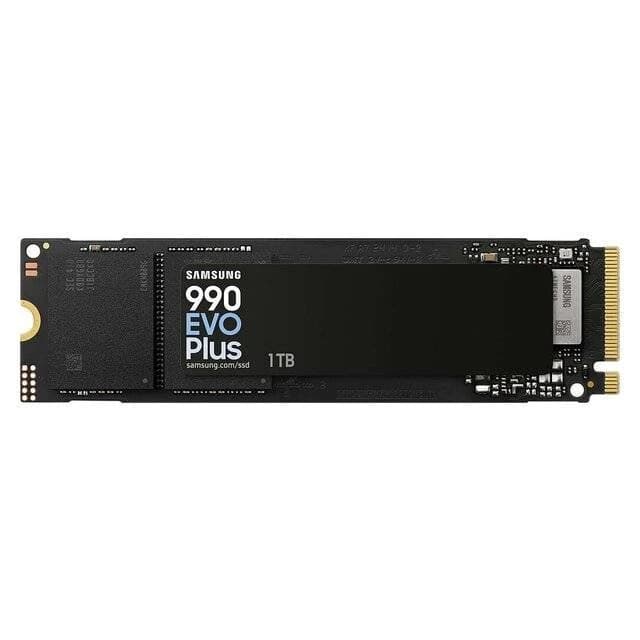 وحدة تخزين Samsung 990 EVO Plus 1TB PCIe 4.0×4 / 5.0×2 NVMe M.2 (حتى 7150 MB/s)