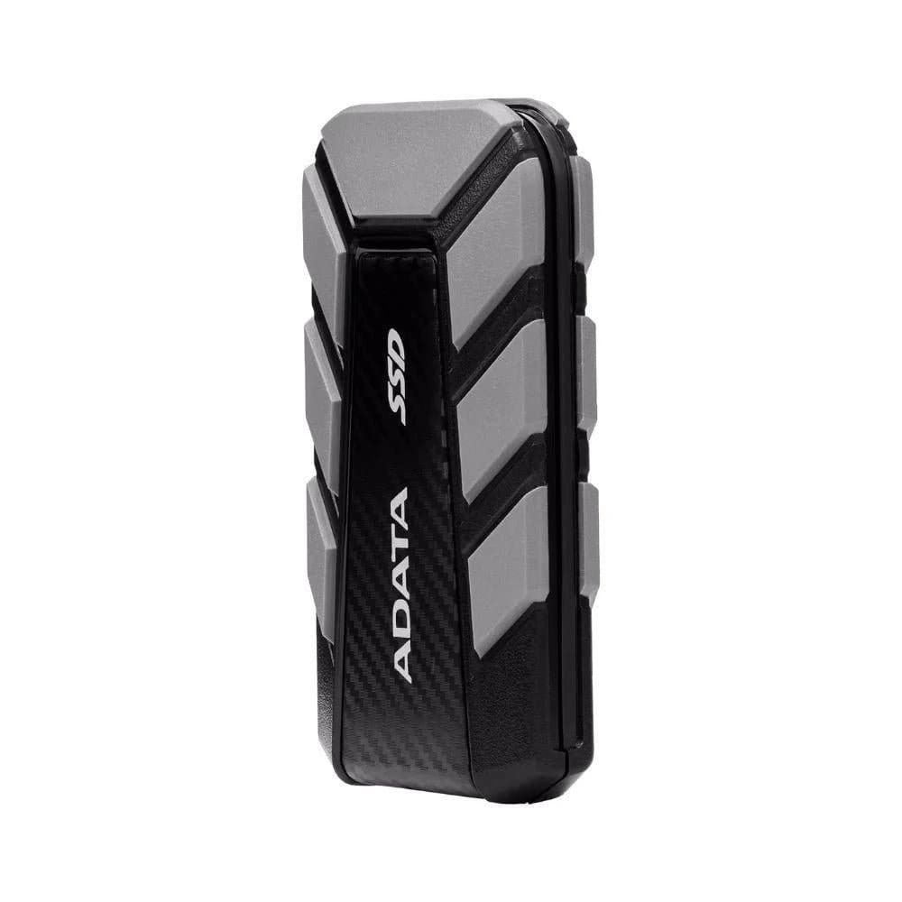 وحدة تخزين ADATA SD820 2TB Rugged External SSD – IP68 Waterproof, MIL-STD-810G Drop-Resistant, USB 3.2 Gen 2×2, حتى 2000 MB/s High-Speed Portable Storage — رمادي