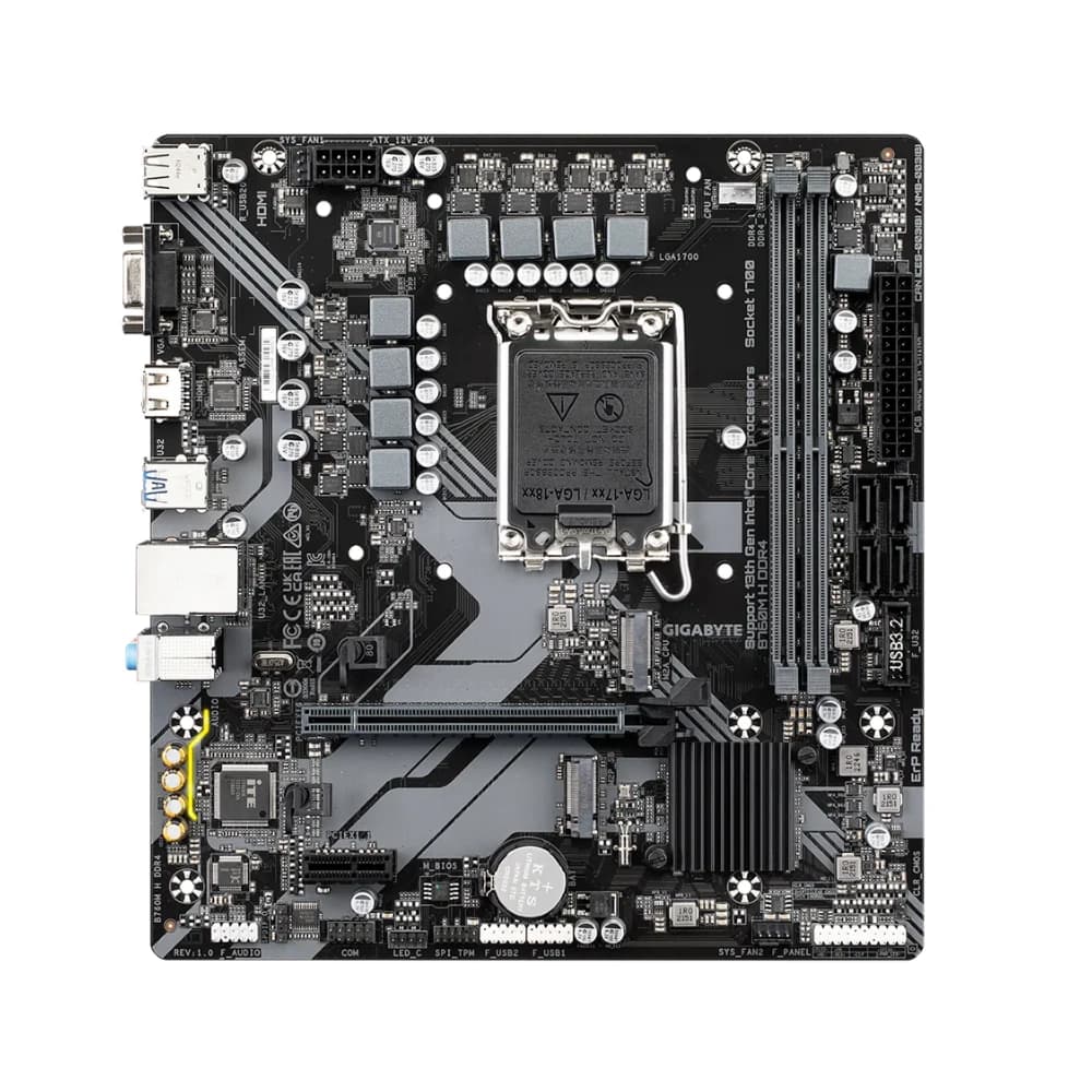 لوحة أم GIGABYTE B760M H DDR4 LGA 1700 Motherboard