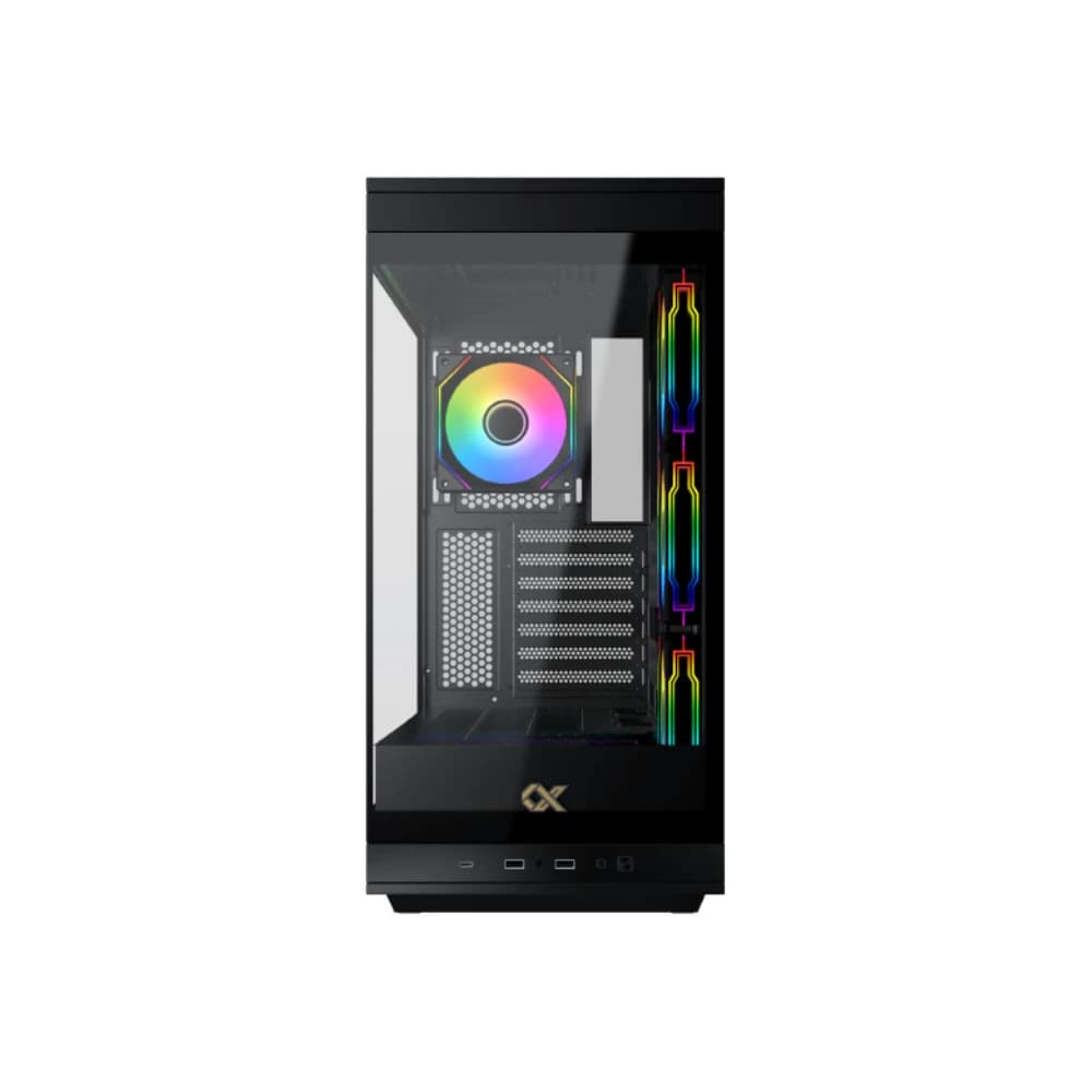 كيس كمبيوتر XIGMATEK META – E-ATX متوسط الحجم PC Case – أسود