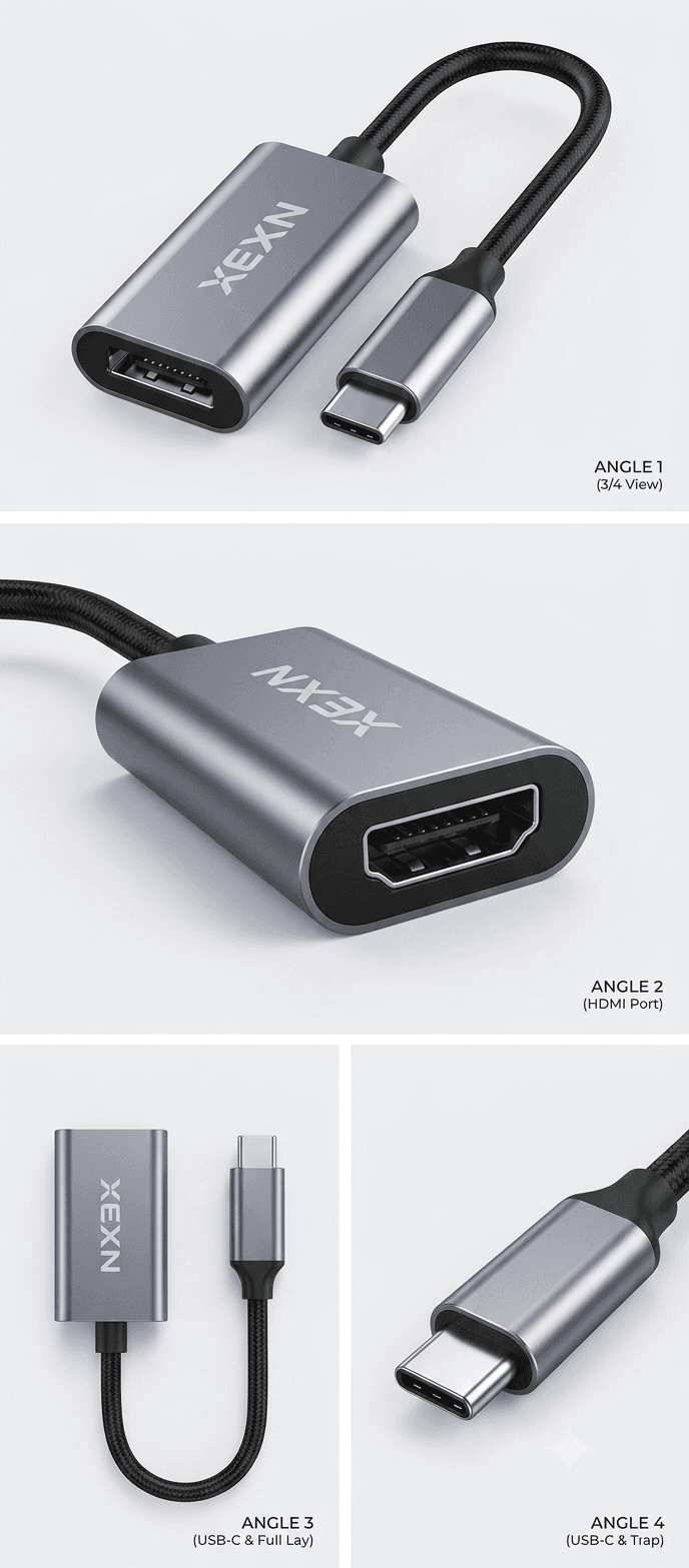 XEXN USB-C to HDTV 4K60Hz Adapter (XCH41)