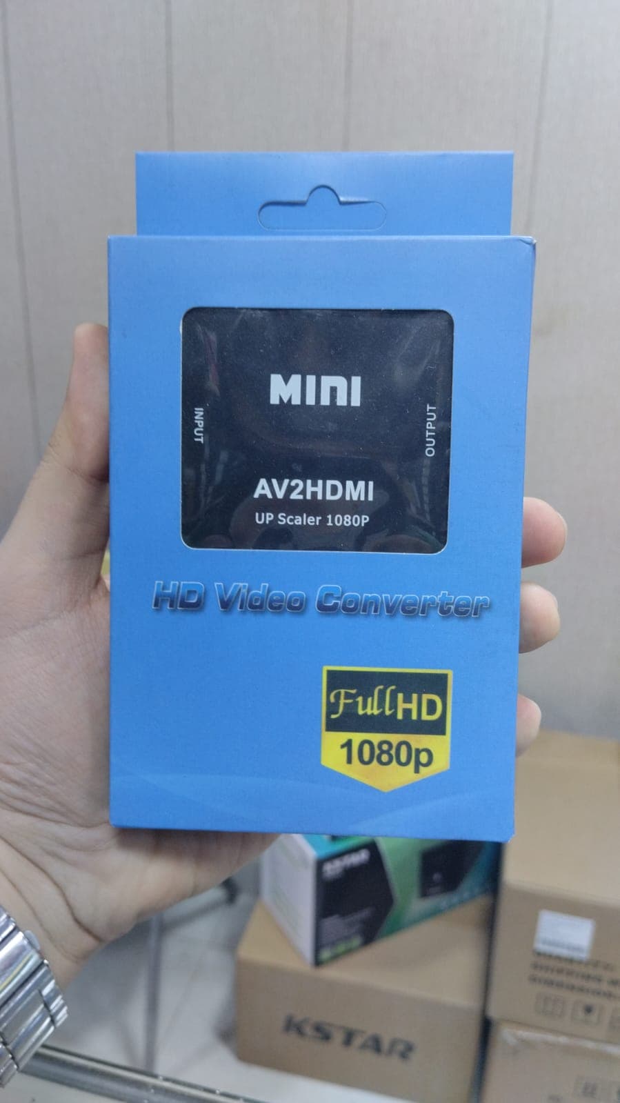 محول MINI AV2HDMI من RCA AV إلى HDMI بدقة 1080p
