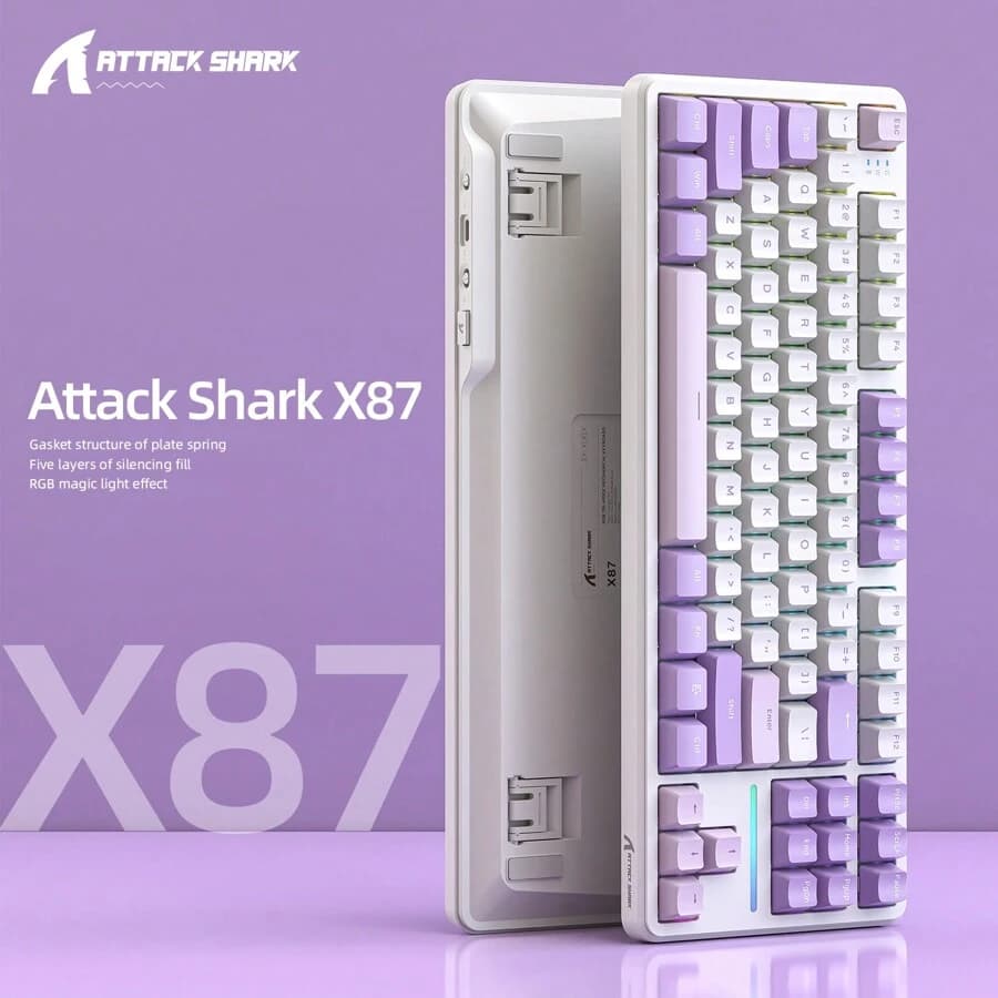 كيبورد Attack Shark X87 RGB