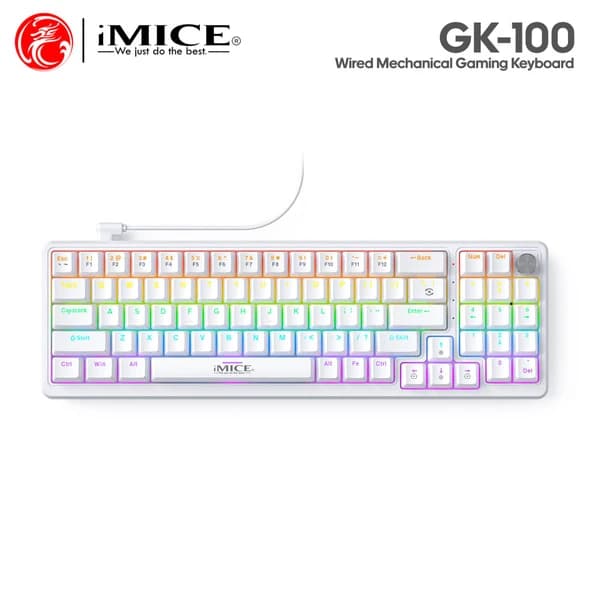 كيبورد ميكانيكي iMICE GK-100 Type-C
