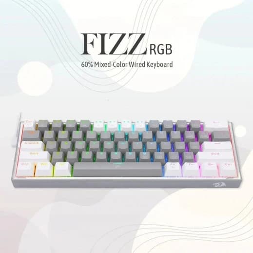 كيبورد ميكانيكي Redragon Fizz RGB عربي