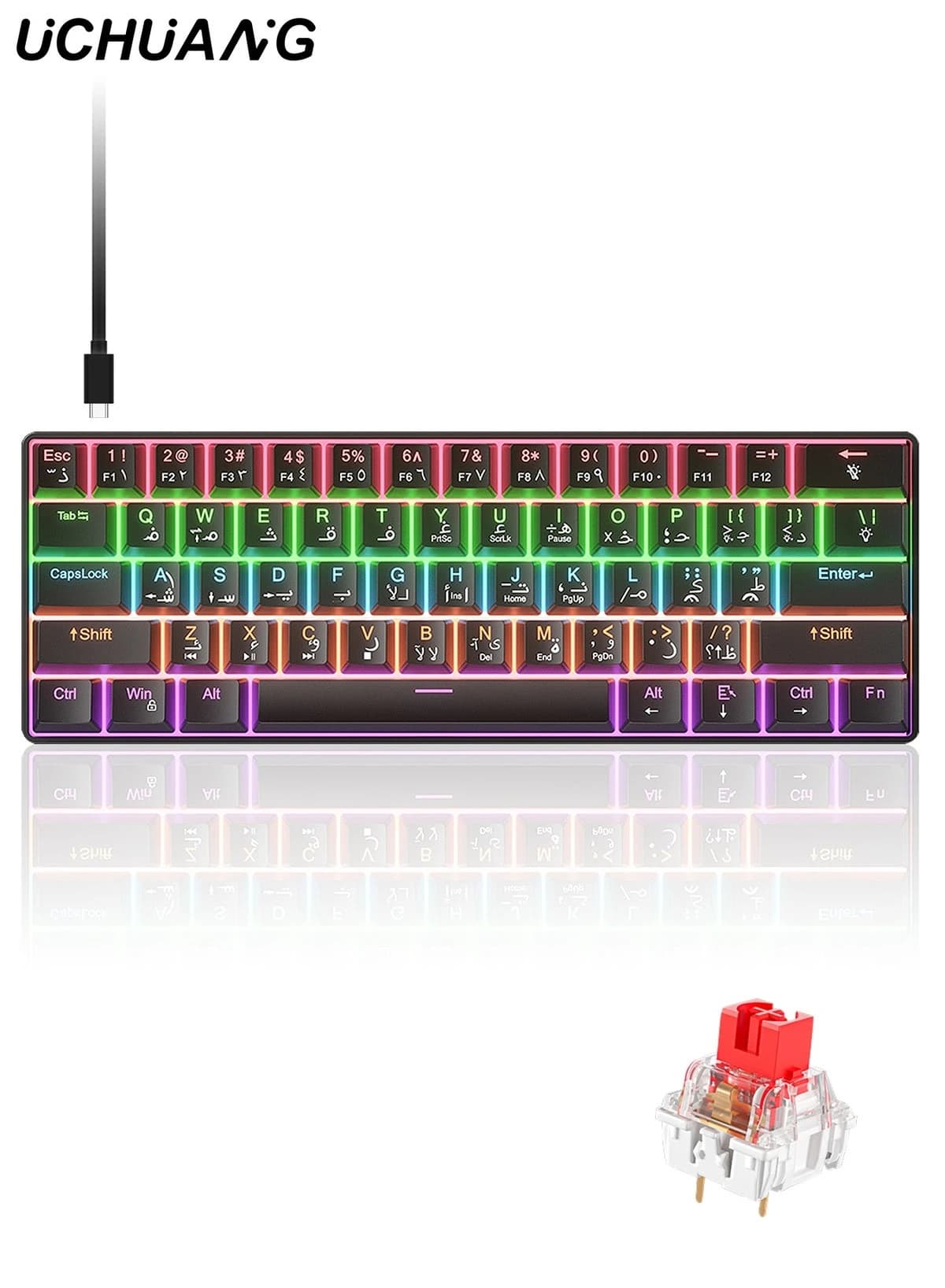 كيبورد ميكانيكي Sky Tech KG330 61-Key