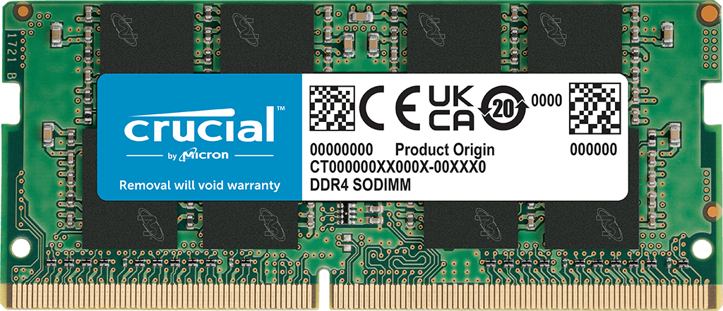 Crucial 8GB DDR4 3200MHz
