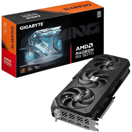 Gigabyte AMD Radeon RX 9070 GAMING OC 16GB 3X Black