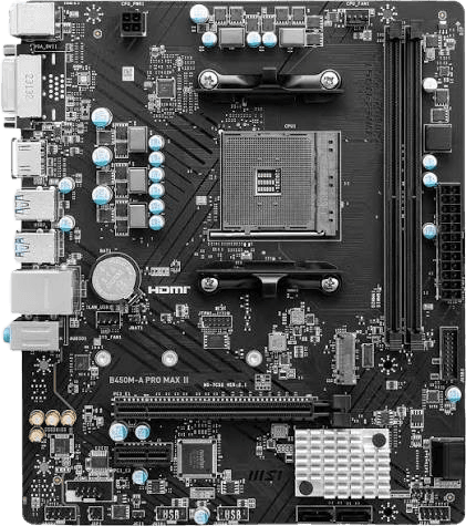 MSI B450M-A PRO MAX II