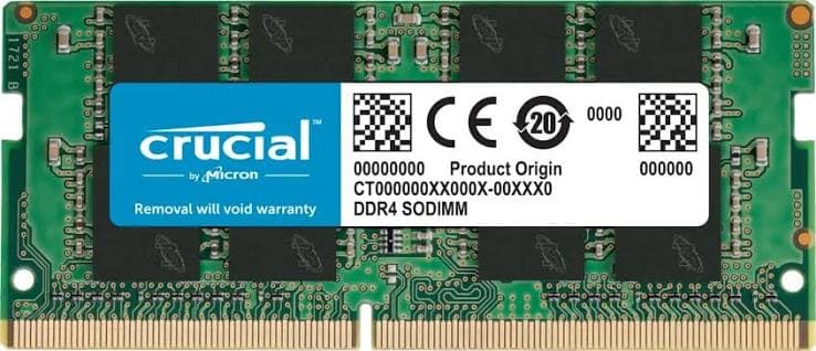 Crucial 16GB DDR4 3200MHz