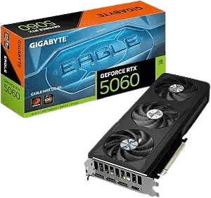 GIGABYTE GeForce RTX 5060 EAGLE MAX 8G OC Edition Black