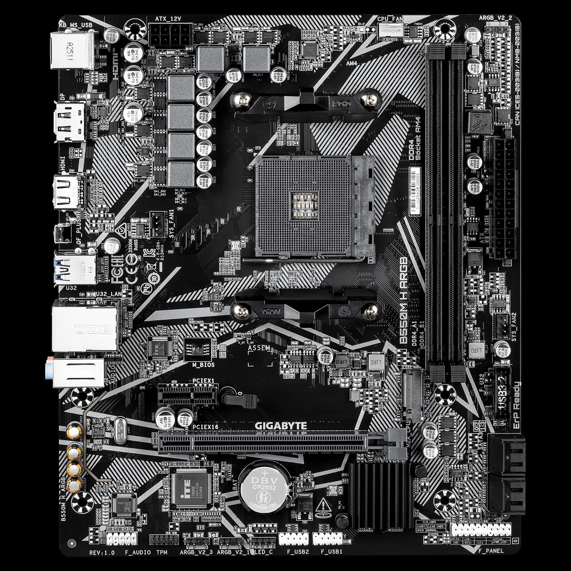 Gigabyte B550M H ARGB