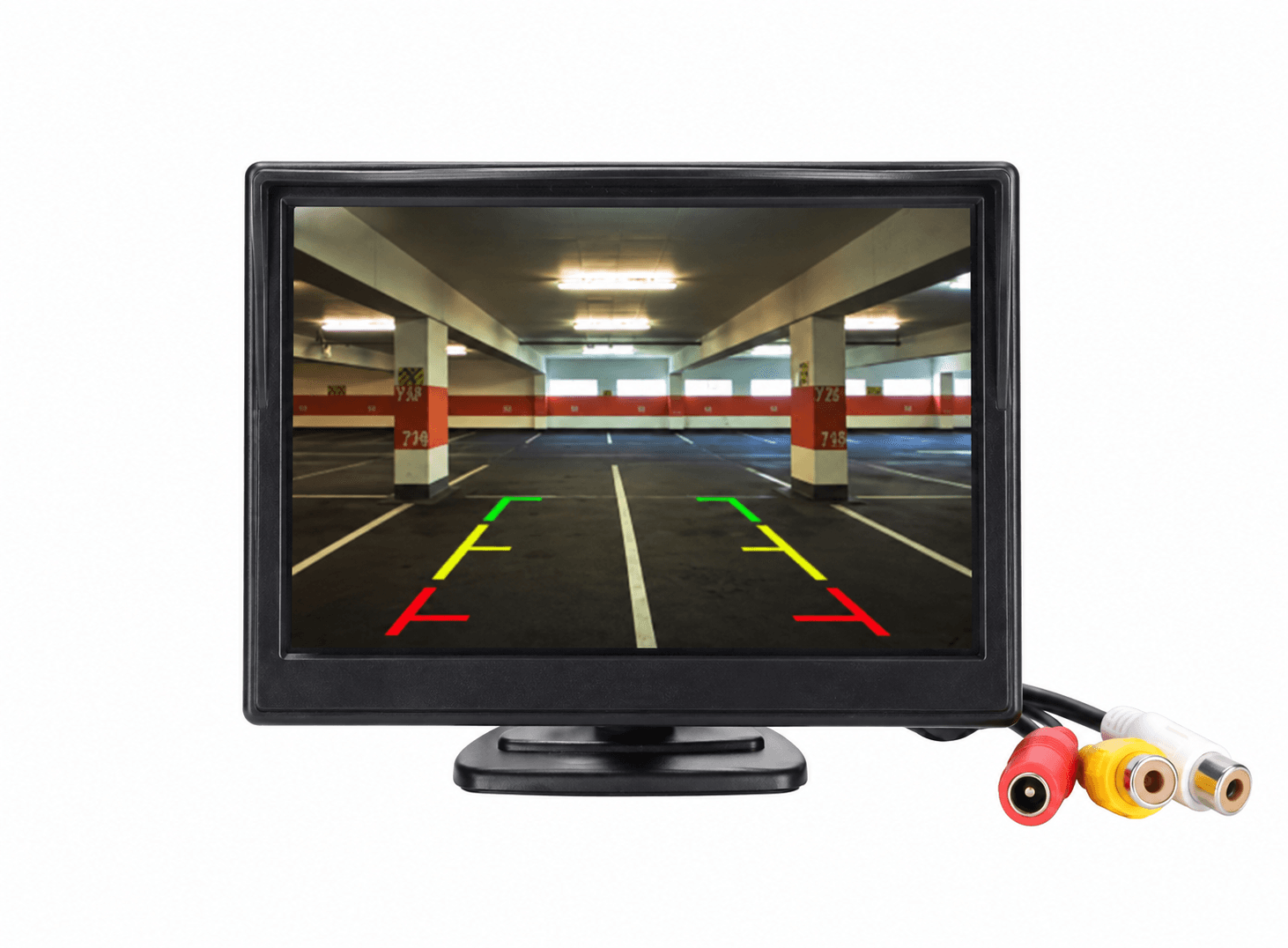 شاشة مراقبة TFT LCD رقمية عالية الدقة 5 بوصة بنسبة 16.9 مع مدخلين فيديو | TFT LCD HD Digital Monitor