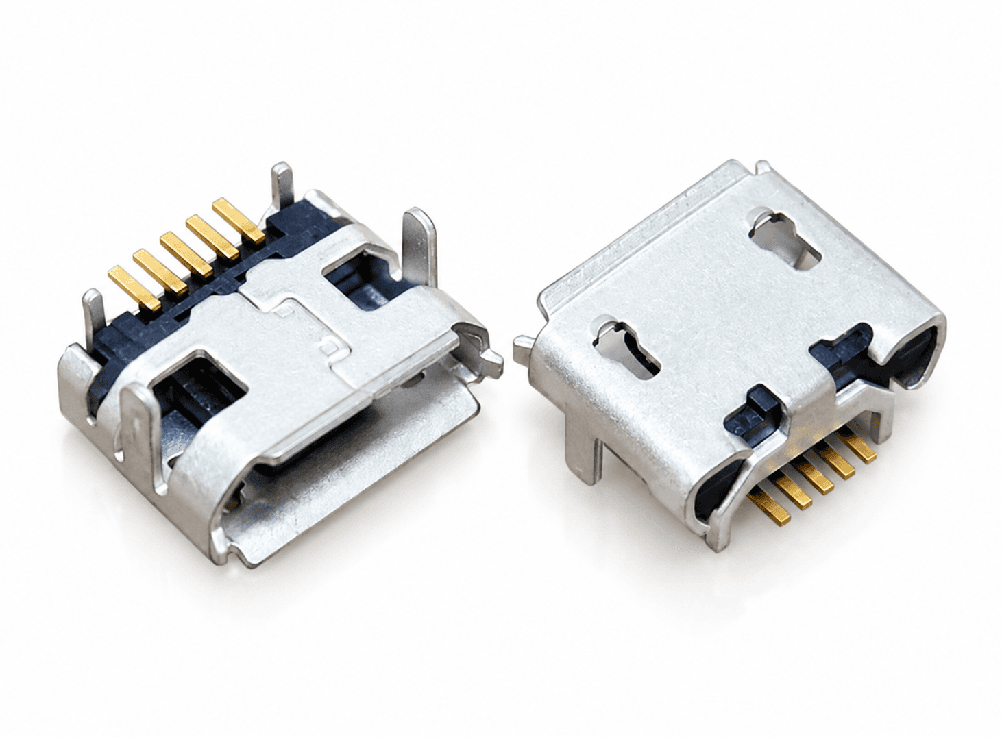 كونيكتور USB 5 Pin SMT نوع Micro USB Type B أنثى | USB Connector