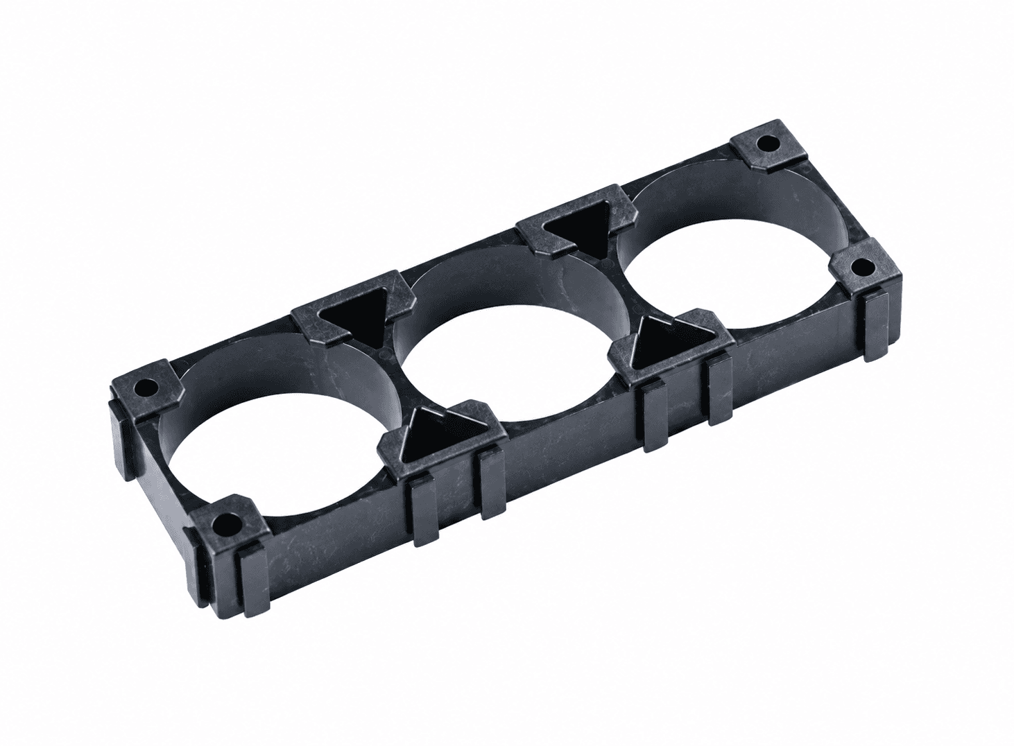 حاضنة بلاستيكية لثلاث خلايا 32700 بترتيب 1x3 | 1x3 32700 Cell Battery Holder Bracket