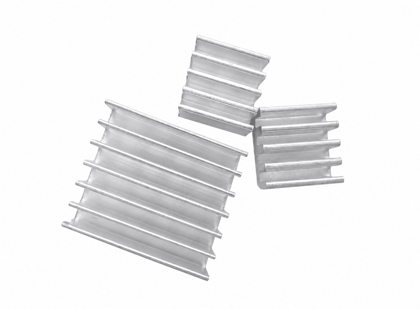مشتت حراري راسبيري باي من الألومنيوم النقي 3 قطع #3 | Heatsink Cooler Kit