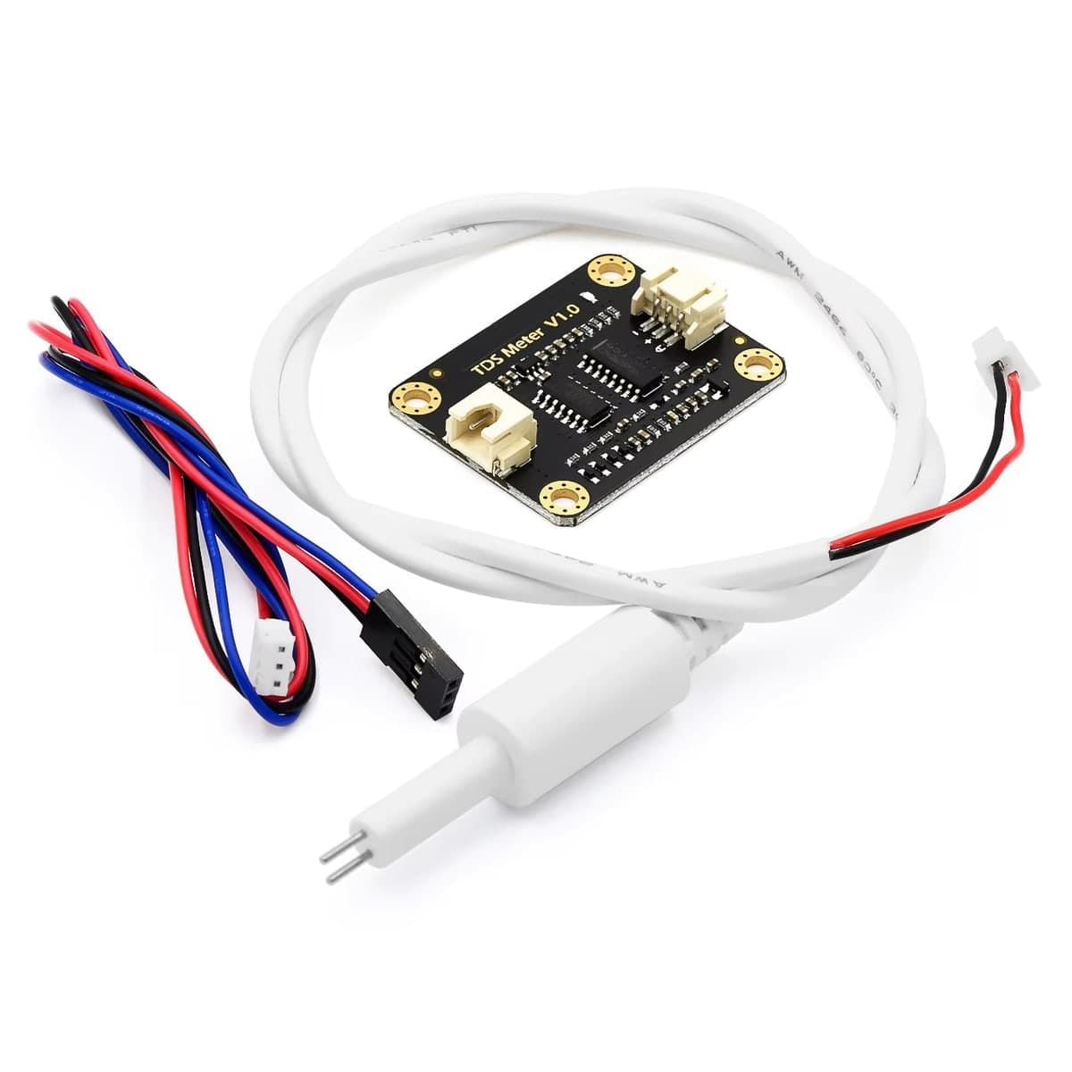 وحدة قياس جودة الماء TDS إصدار 1.0 لقياس الأملاح الذائبة | TDS Meter V1.0 Water Quality Sensor Module for Filters and Water Testing