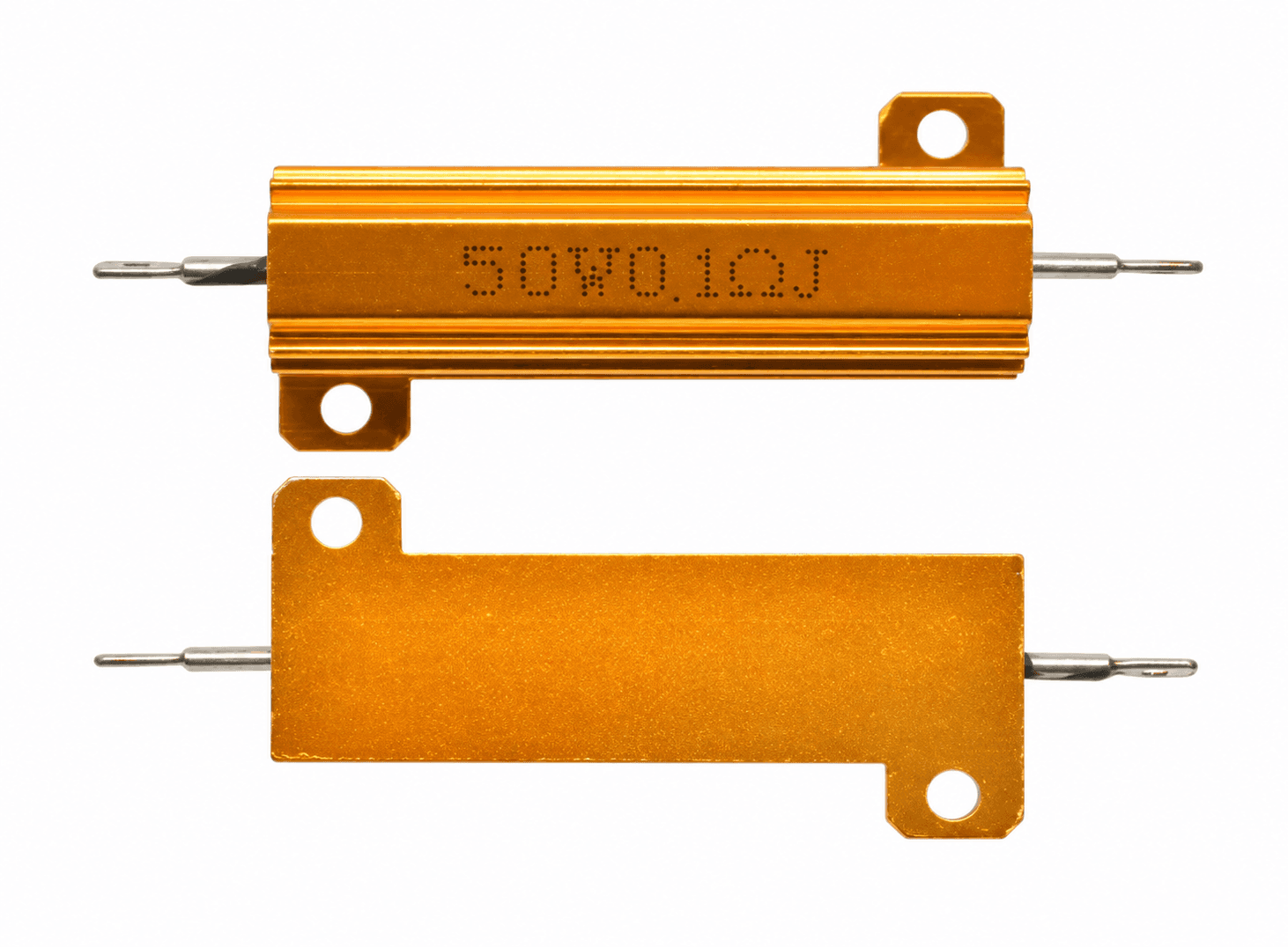 مقاومة قدرة بغلاف ألمنيوم 10Ω قدرة 50W | 10Ω 50W Aluminium Housed Wirewound Power Resistor