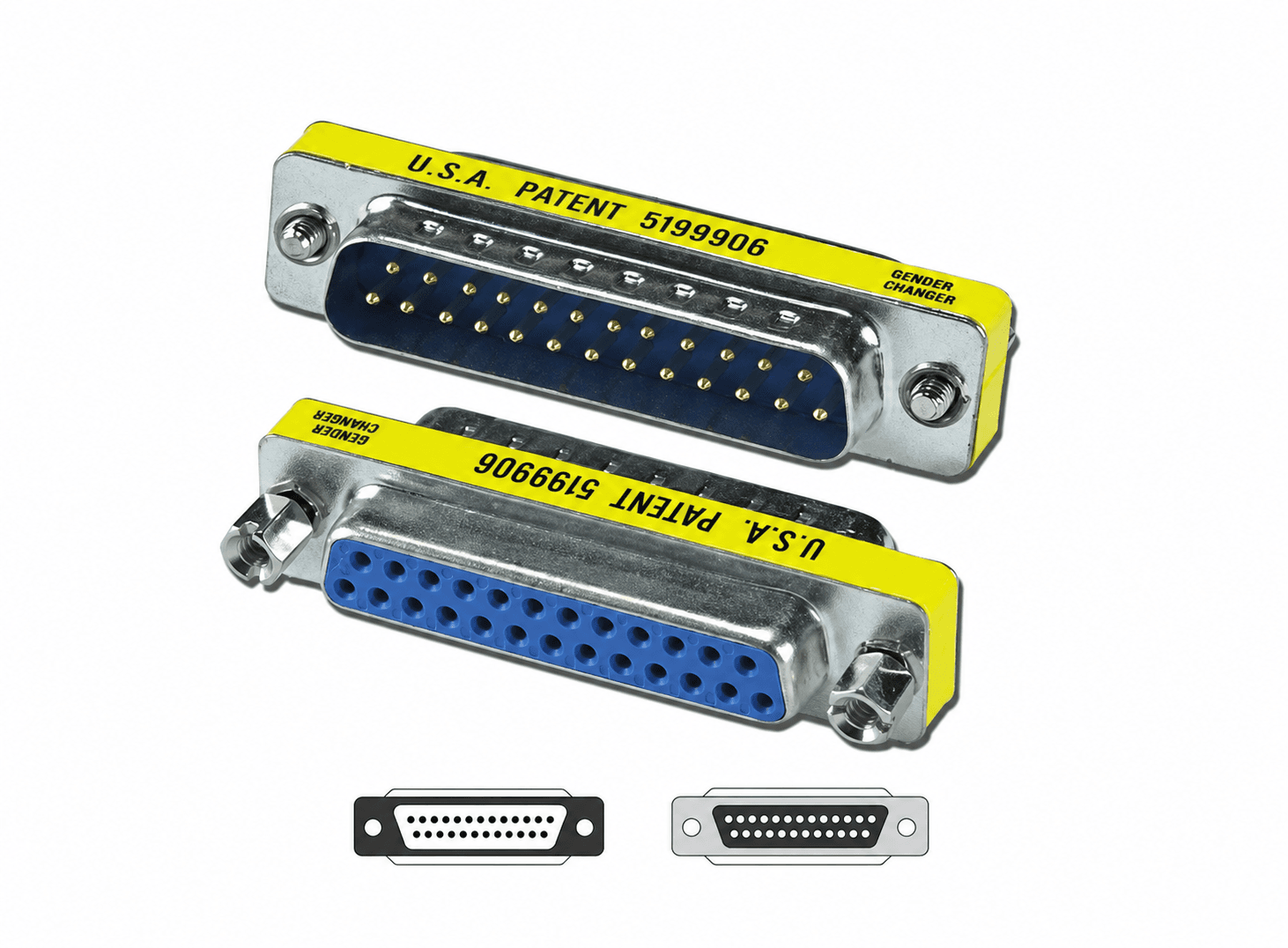 وصلة DB25 متوازية ذكر إلى أنثى GYAJ0088-008 | DB25 Parallel Coupler