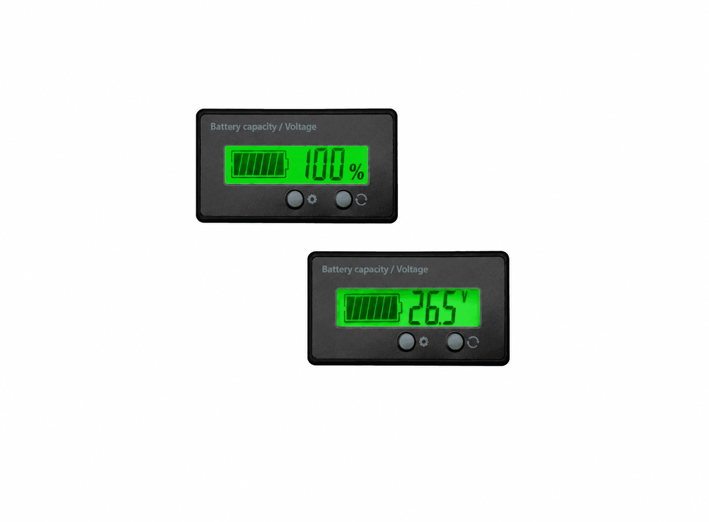 مؤشر سعة البطارية الرقمي LCD DC 6-100V | Battery Capacity Indicator