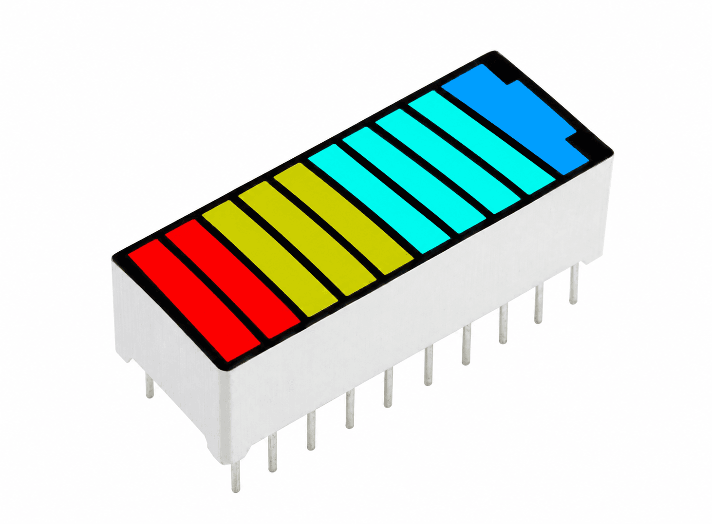 وحدة عرض ضوئي LED بشريط مؤشر من 10 أقسام | LED Light Display Module
