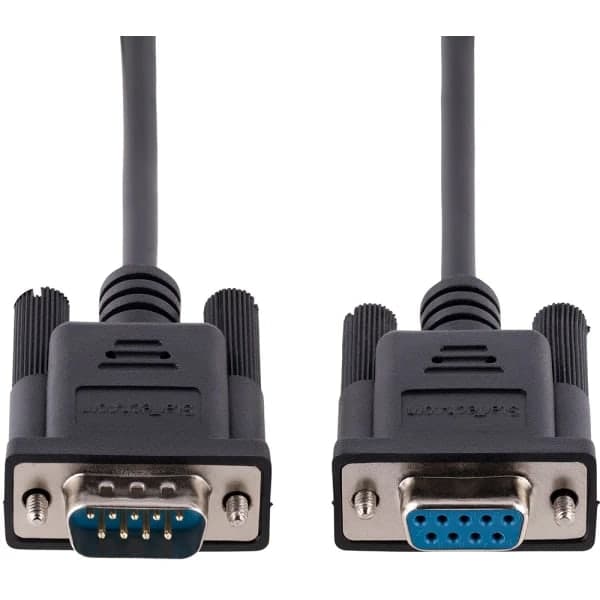 كيبل تسلسلي RS-232 أنثى إلى ذكر بطول 1.4m | RS-232 Serial Extension Cable, Female to Male, 1.4 m
