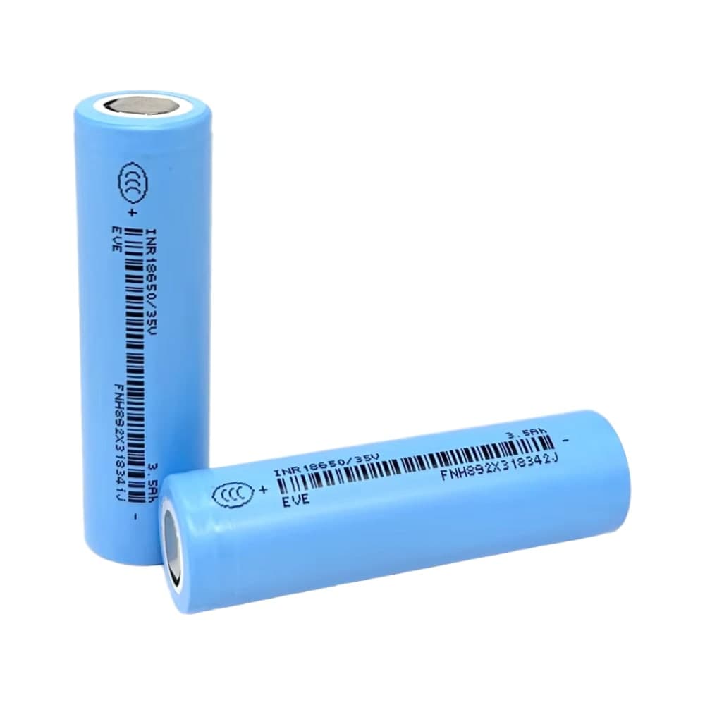بطارية ليثيوم أيون EVE 35V 18650 سعة 3500mAh تفريغ 10.2A | EVE 35V 18650 Li-ion Battery Cell 3500mAh 10.2A