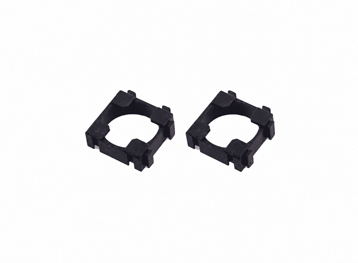 فاصل خلايا بطارية 18650 بلاستيك أسود | Battery Cell Spacer