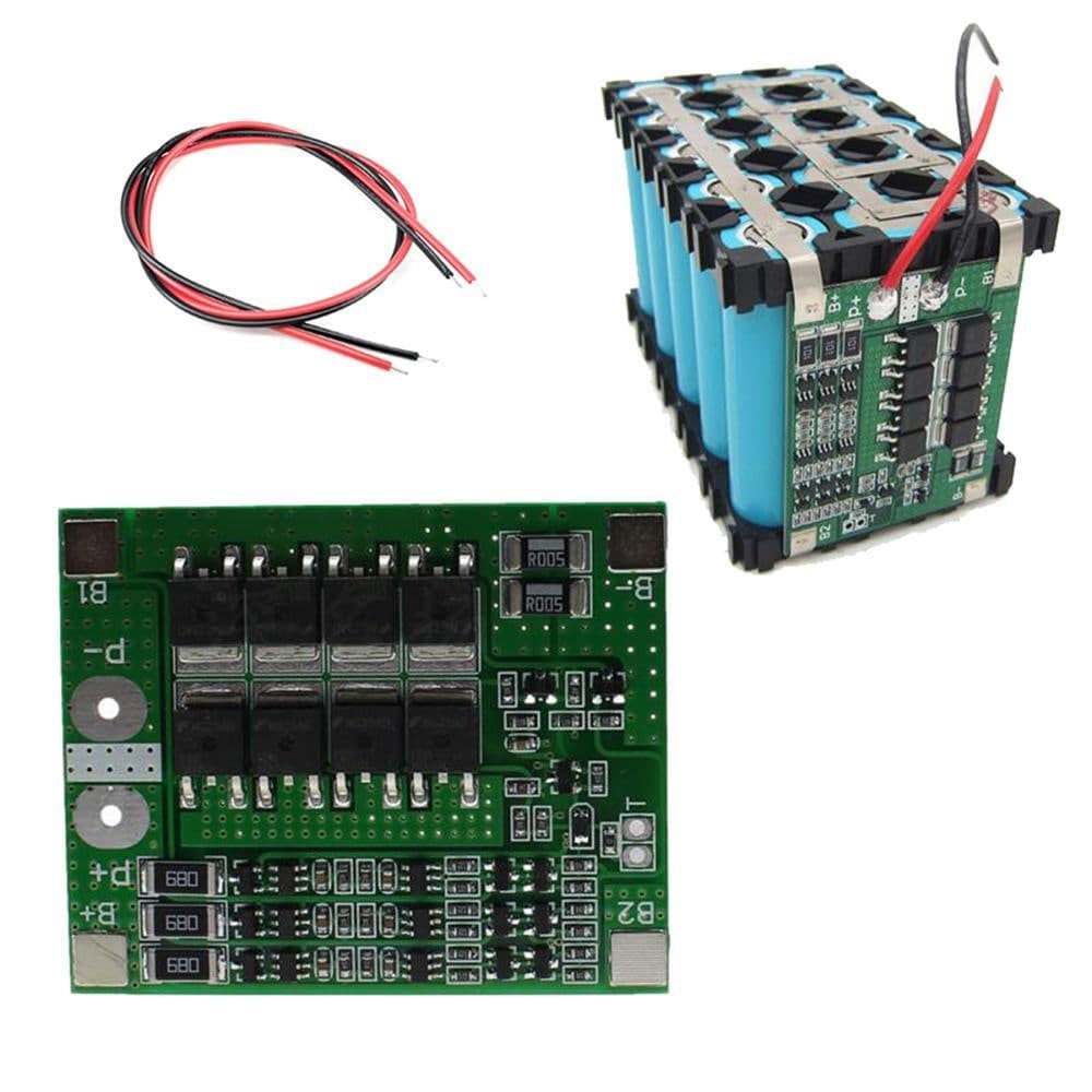 علبة بطارية 3S بفولتية 12 فولت مع لوحة حماية BMS لعدد اليد الكهربائية | 3S 12V Li-ion Battery Case Shell with BMS for Power Hand Tools