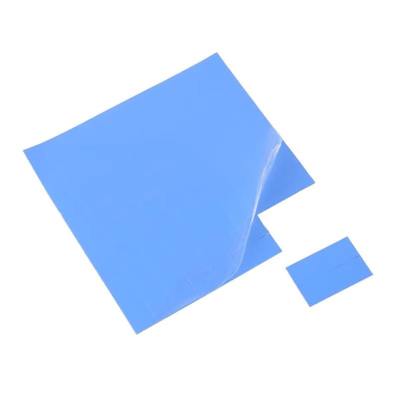 وسائد حرارية سيليكون قياس 10x10x0.5mm عبوة 100 قطعة للمعالجات والمشتتات | Thermal Conductive Silicone Pads 10x10x0.5mm, 100 Pcs, for CPU, GPU and Heatsinks