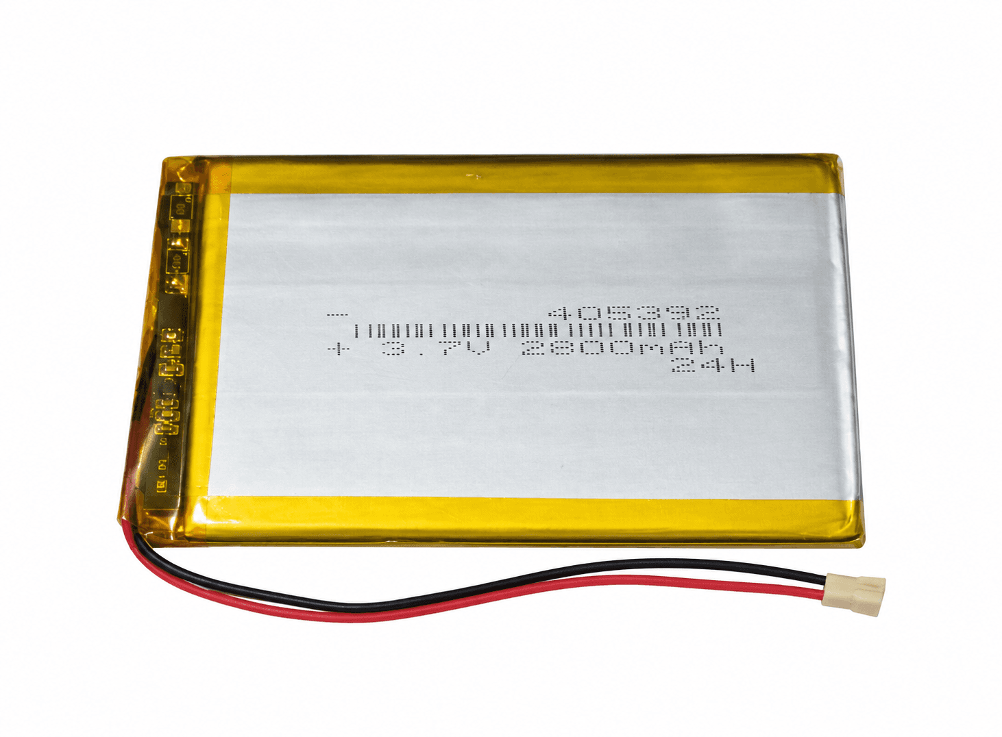 بطارية ليثيوم بوليمر 2800mAh 3.7V | Lithium Polymer Battery