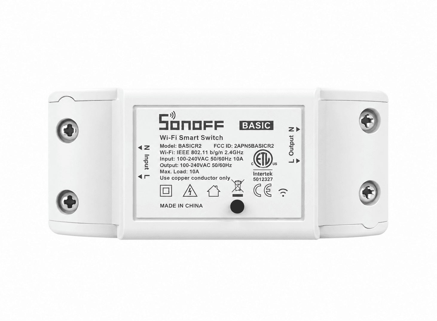 مفتاح ذكي واي فاي بيزك آر 2 لاسلكي | SONOFF BasicR2 WiFi Smart Switch