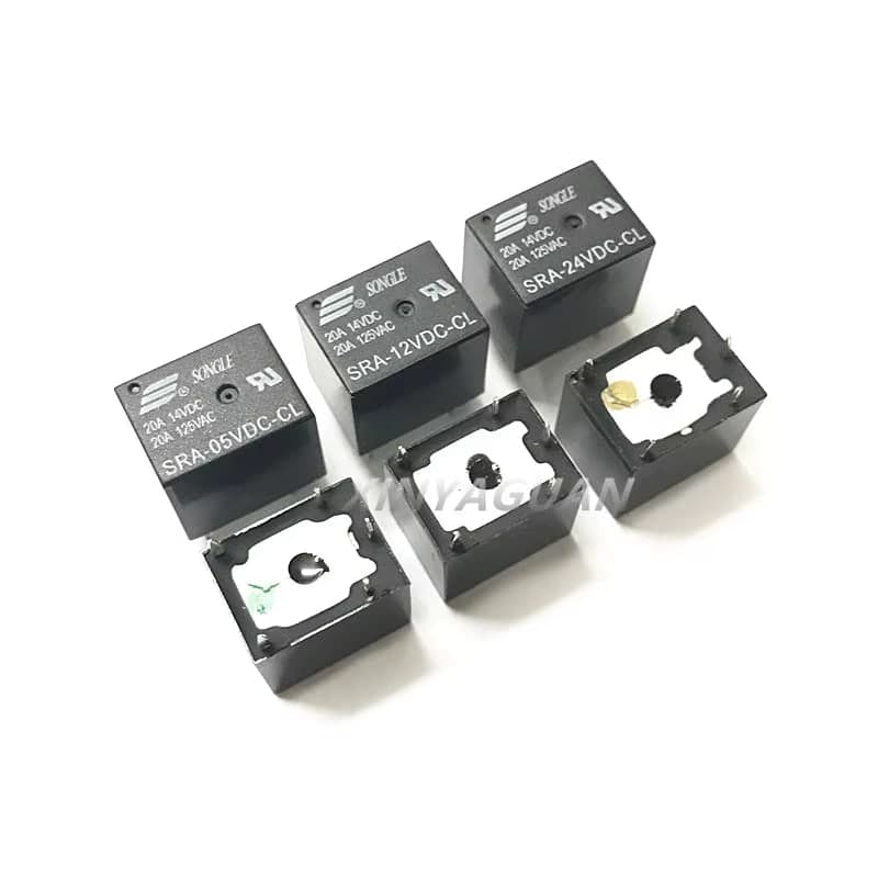 ريلاي قدرة SONGLE SRA-05VDC-CL بملف 5V وخمسة أطراف | Songle SRA-05VDC-CL PCB Power Relay, 5V DC Coil, SPDT 10A, 5-Pin