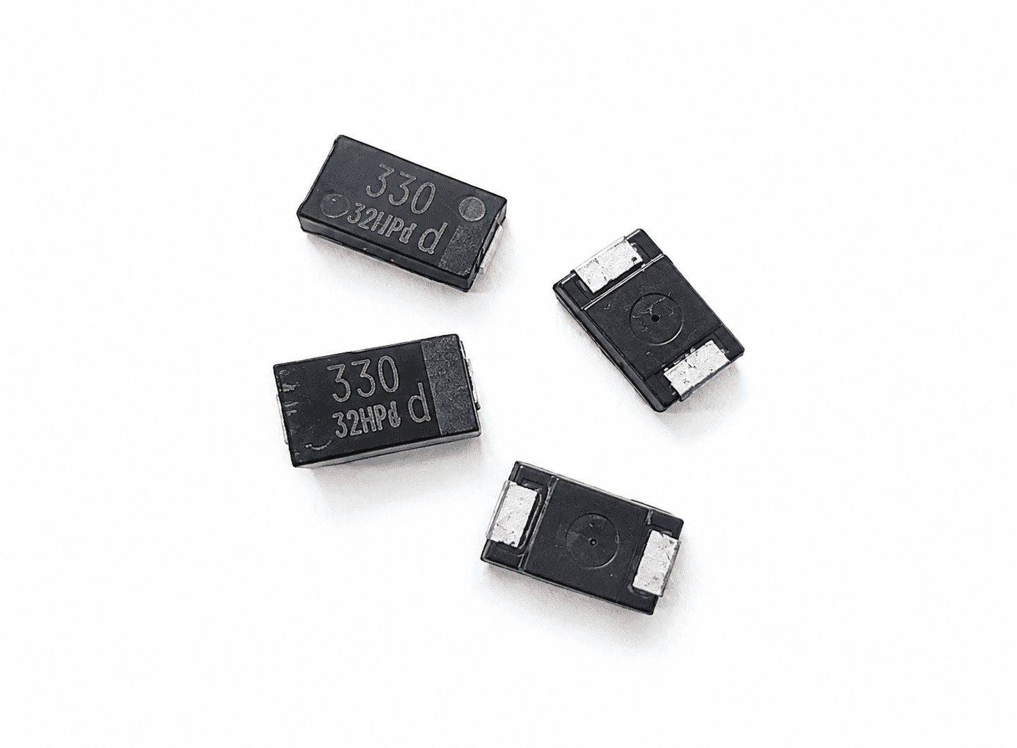 مكثف تانتالوم 330 ميكروفاراد 6.3 فولت D نوع 7343 | Tantalum Capacitor