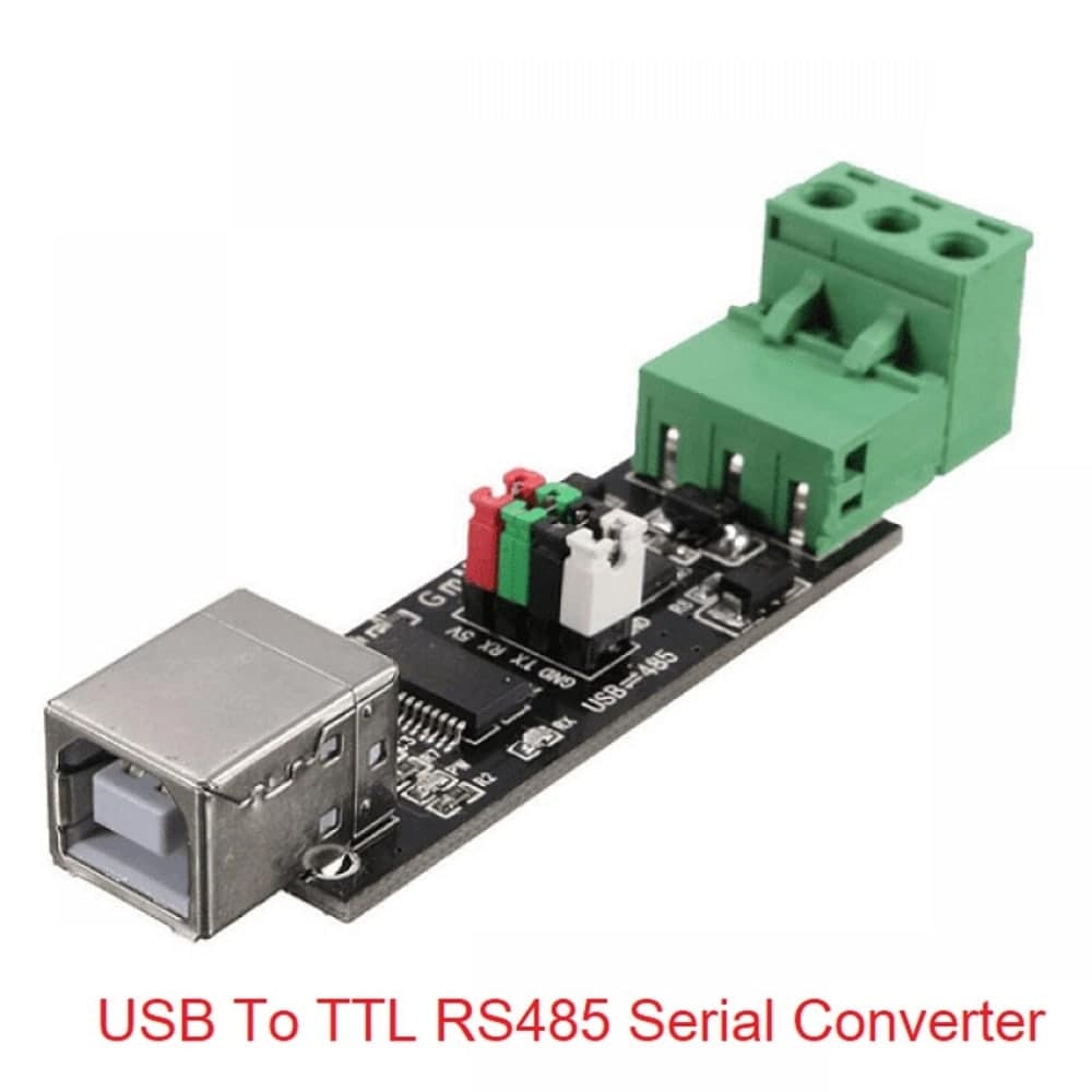 محول USB 2.0 إلى TTL و RS485 مزدوج الوظيفة بشريحتي FT232RL و SN75176 | USB 2.0 to TTL / RS485 Dual-Function Serial Converter (FT232RL + SN75176)