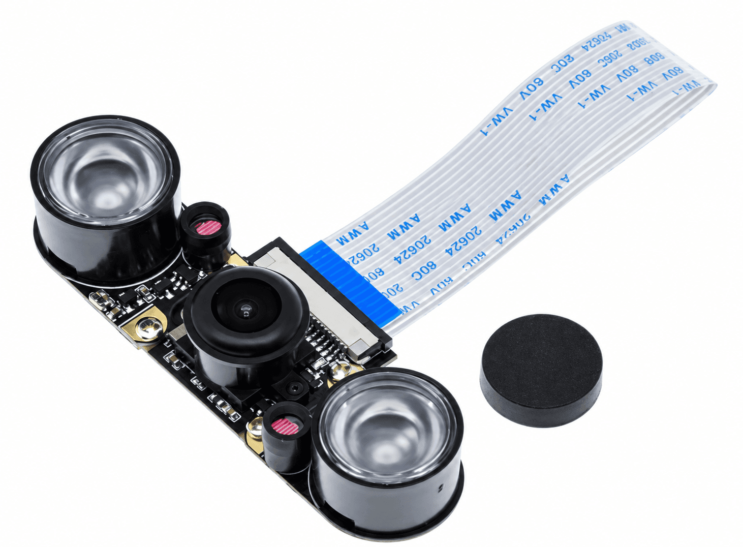 كاميرا راسبيري باي للرؤية الليلية واسعة الزاوية 160 درجة 5MP OV5647 3 XF0176-01 | Raspberry Pi Camera